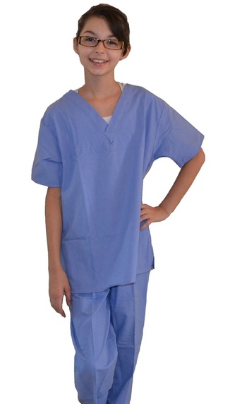 Ceil Blue Kids Nurse Scrubs